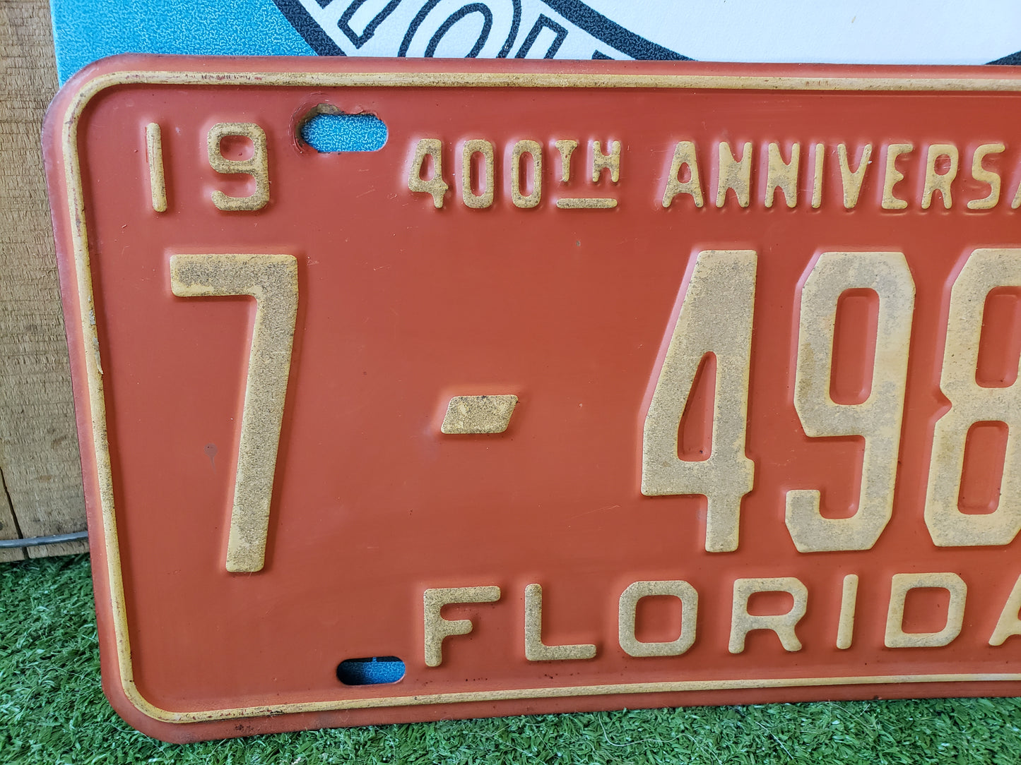 1965 Florida License Plate (400th Anniversary) 7-49822