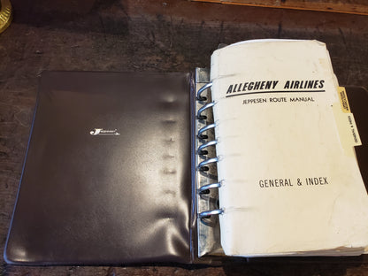 Vintage Jeppesen Airway Route Manual