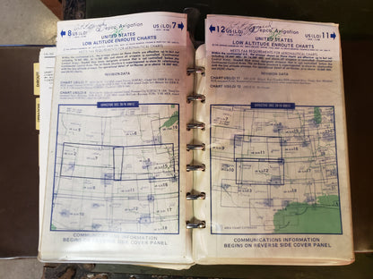 Vintage Jeppesen Airway Route Manual