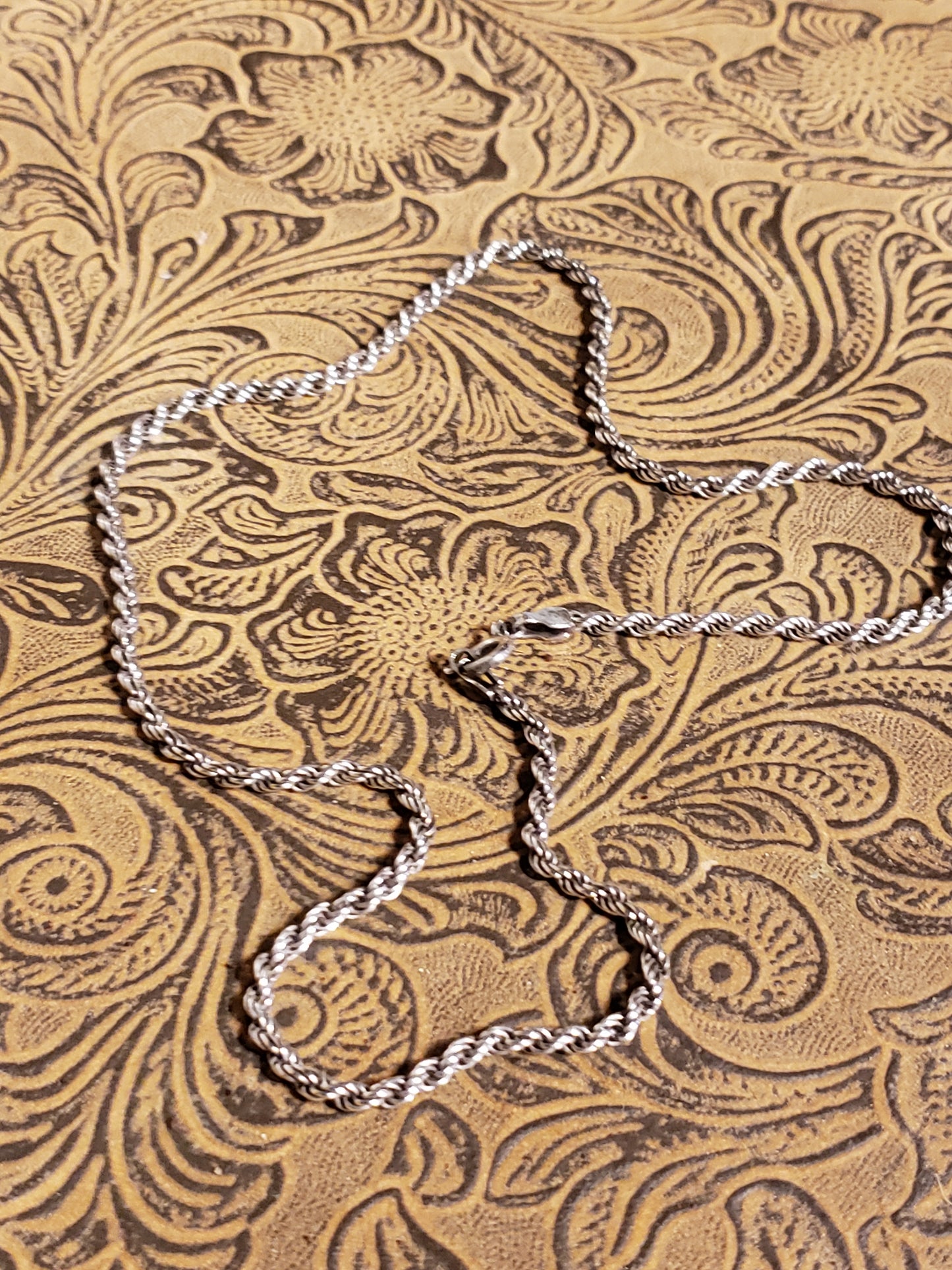 16 inch .925 Sterling Rope Chain