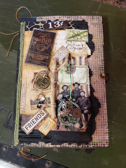 Hand Crafted Steampunk Themed Journal