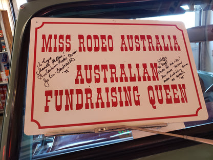 Miss Rodeo Australia 1998 Autographed sign