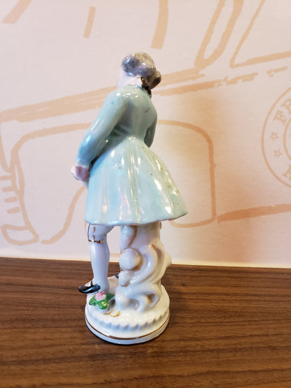 Bisque Victorian Gentleman figurine