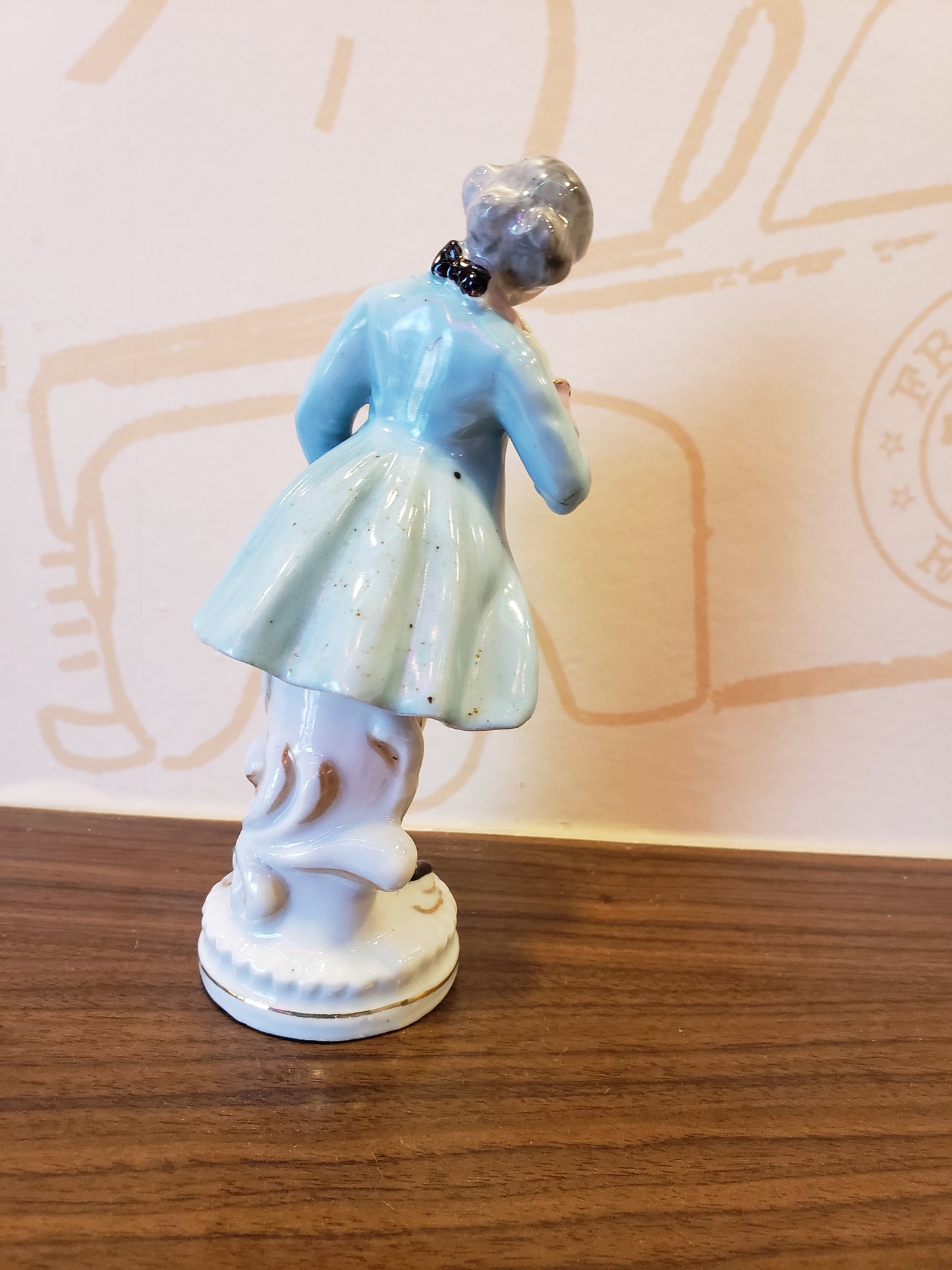 Bisque Victorian Gentleman figurine