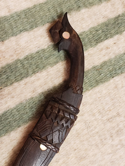 WWII Boro Knife with Wooden Scabbard Letter Opener