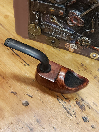 Briar wood dutch clog pipe