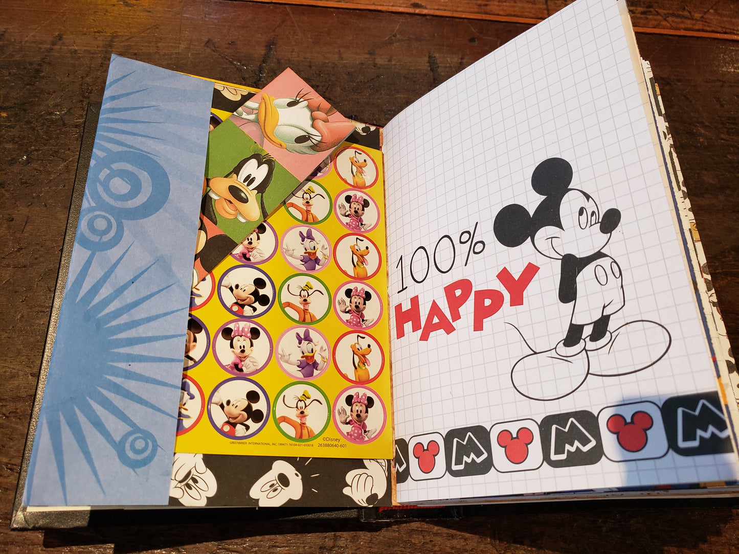 "Believe" handmade Disney trip journal