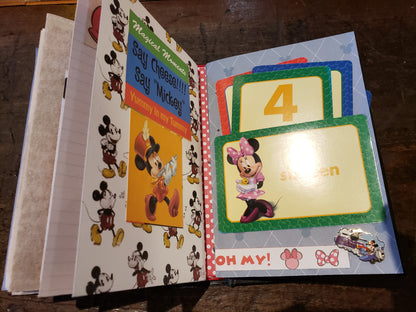 "Believe" handmade Disney trip journal