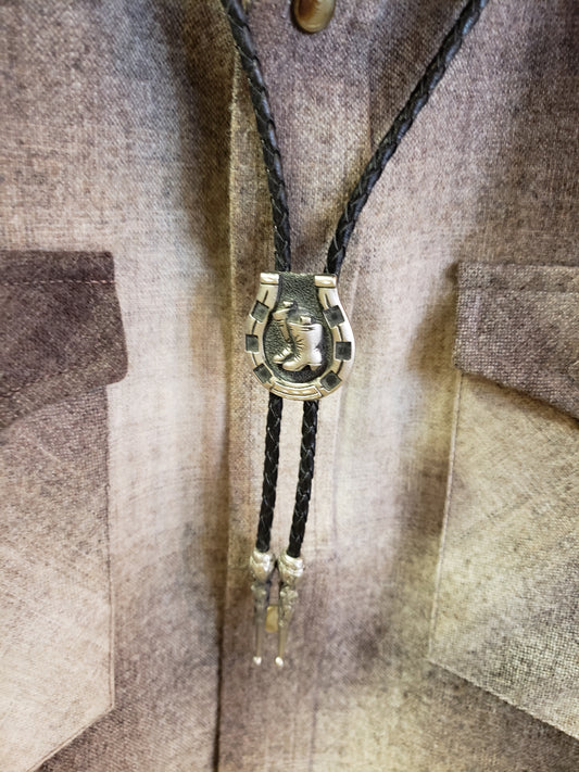 Horseshoe Bolo Tie