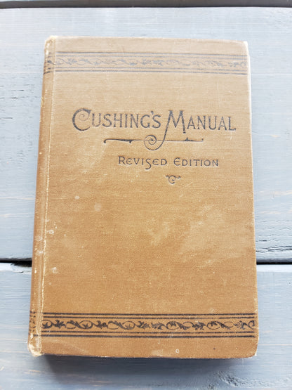 Cushings Manual Revised Edition (1886)