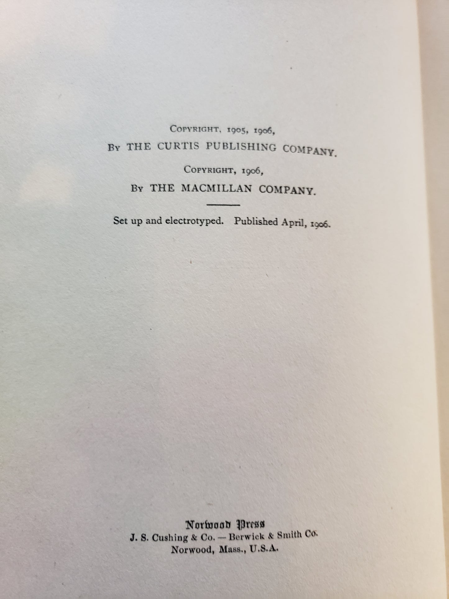 Lady Baltimore, by Owen Wister (1906)