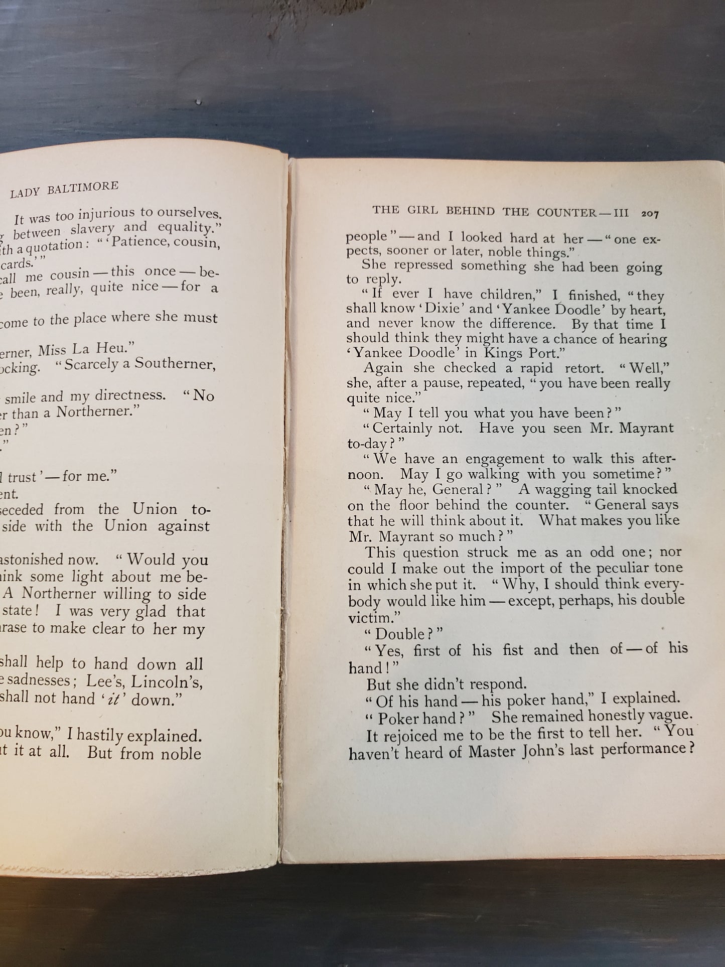 Lady Baltimore, by Owen Wister (1906)