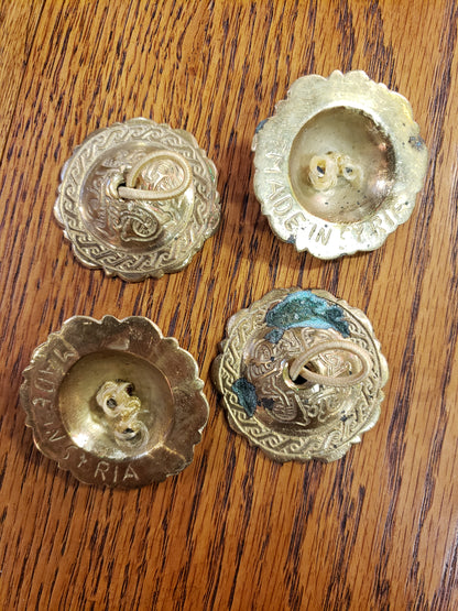 Vintage Brass Castanet Set (Syria)