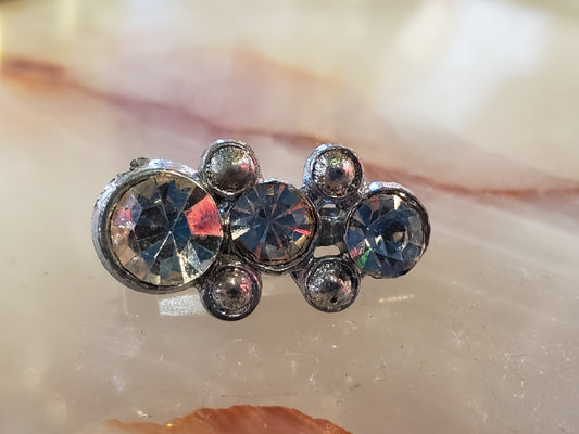 Tiny Rhinestone Brooch