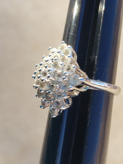 Multi Rhinestone Cocktail ring size 6.5