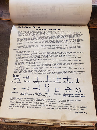 Electricians Notes  (1926) Vintage textbook