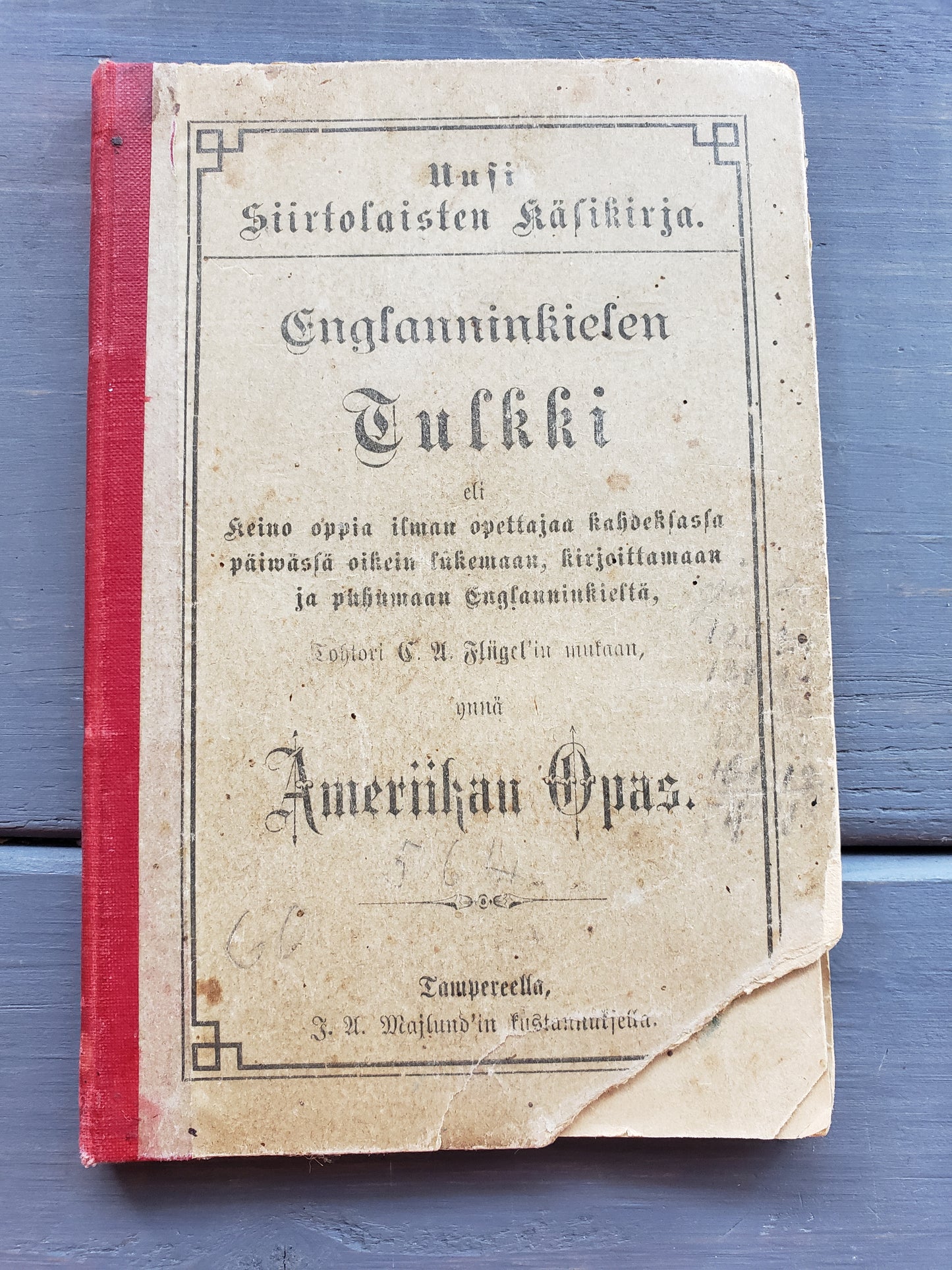 Immigrant's Handbook for Finnish Speakers learning English (1903)