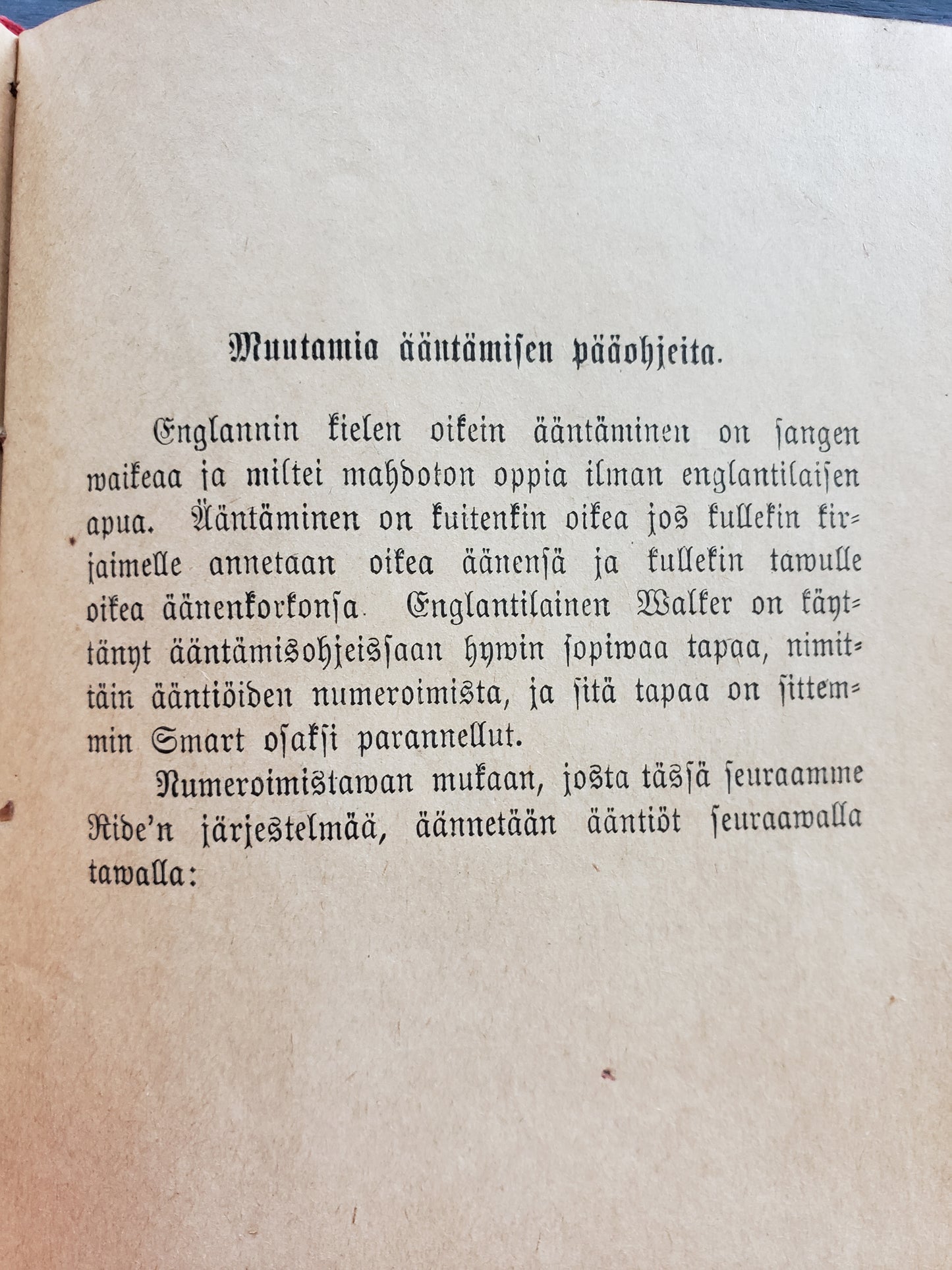 Immigrant's Handbook for Finnish Speakers learning English (1903)