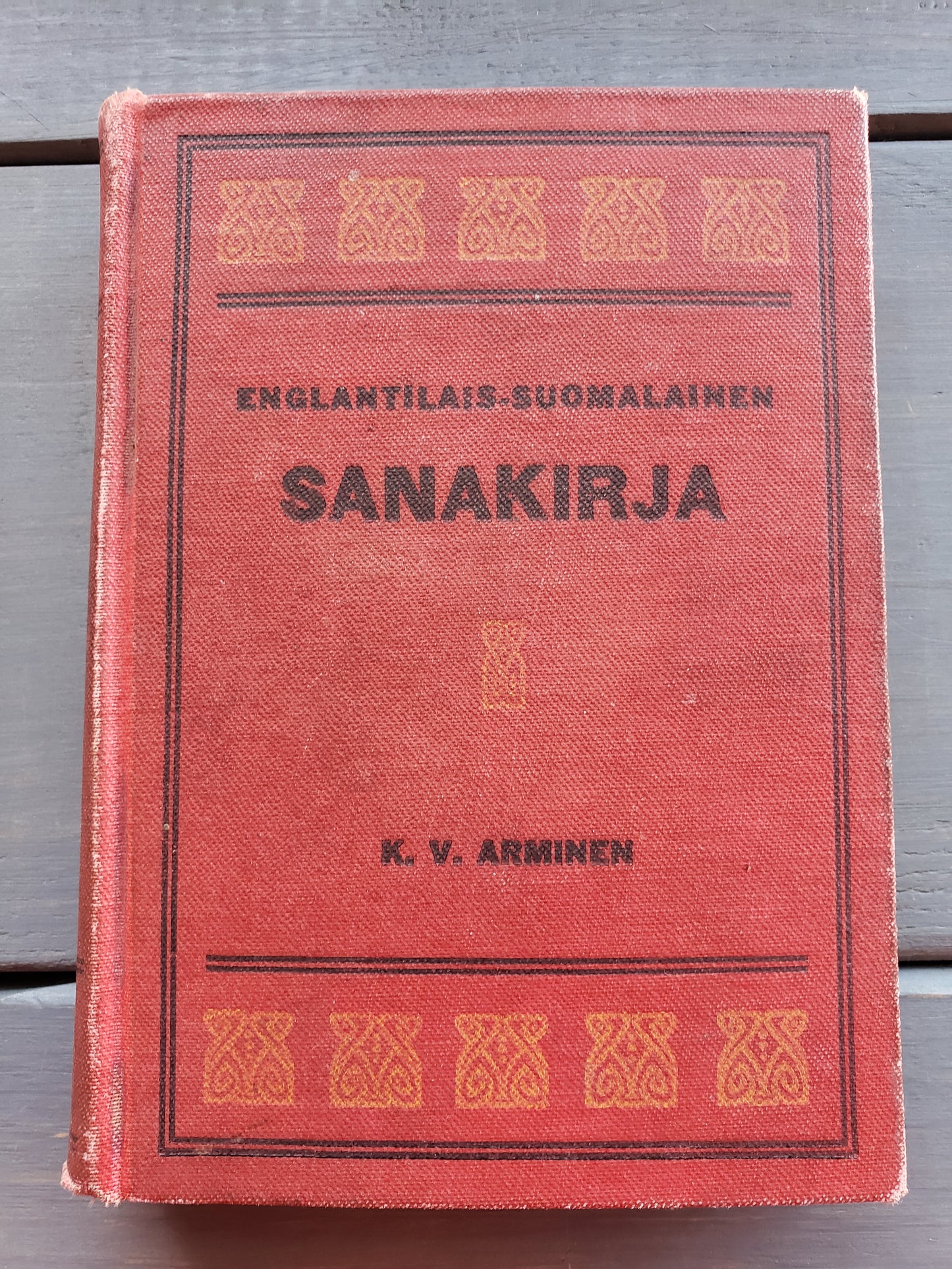 SANAKIRJA English to Finnish dictionary (1914)