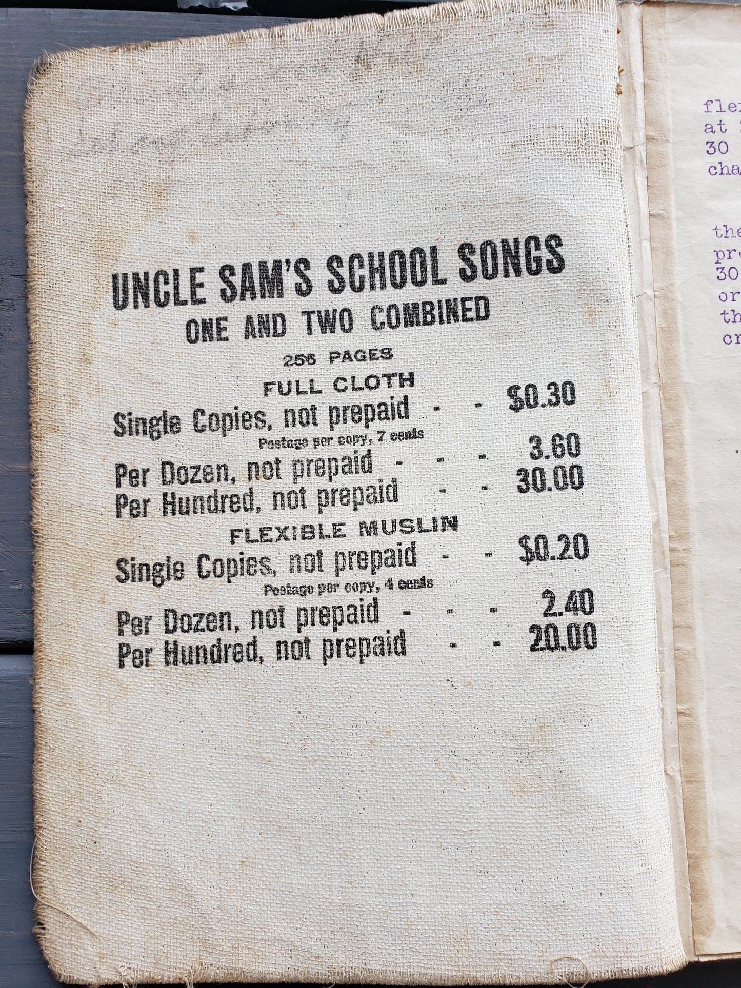 Uncle Sam's School Songs (1908)