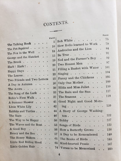 School Reading by Grades Second Year (1897)