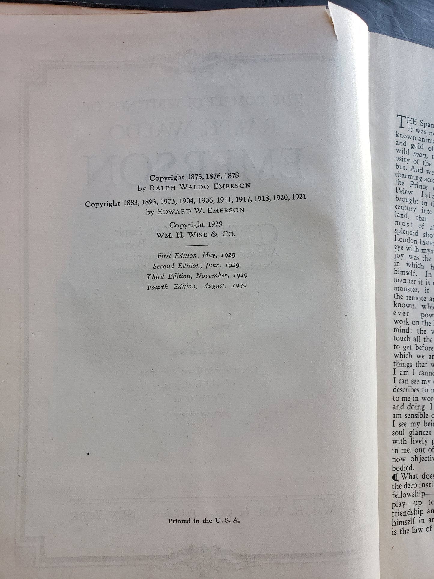 Ralph Waldo Emerson Complete Writings Vol 2 (1930)