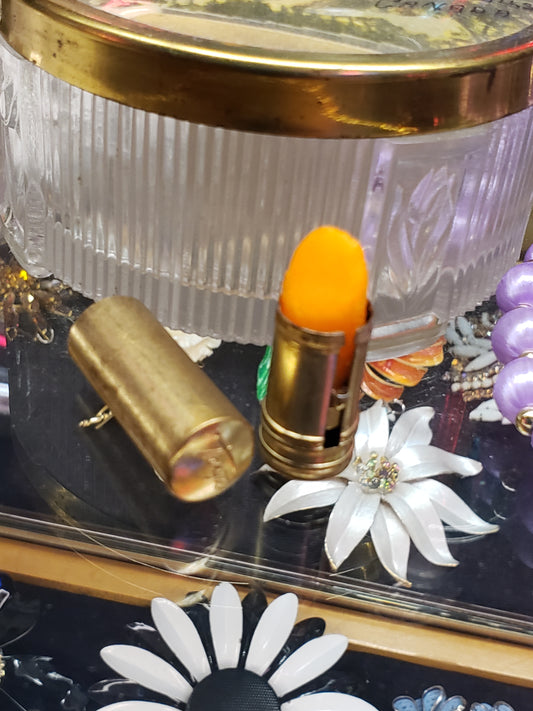 Tangee lipstick in brass tube