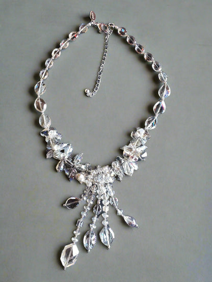 Chico's Grey Sparkly Necklace