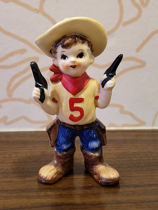 Lefton Birthday Boy Figurine Age 5