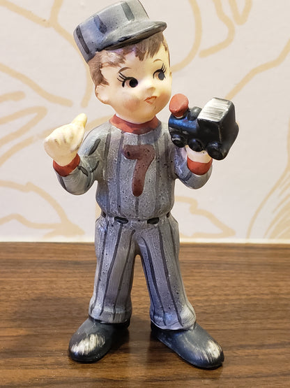 Lefton Birthday Boy Figurine Age 7