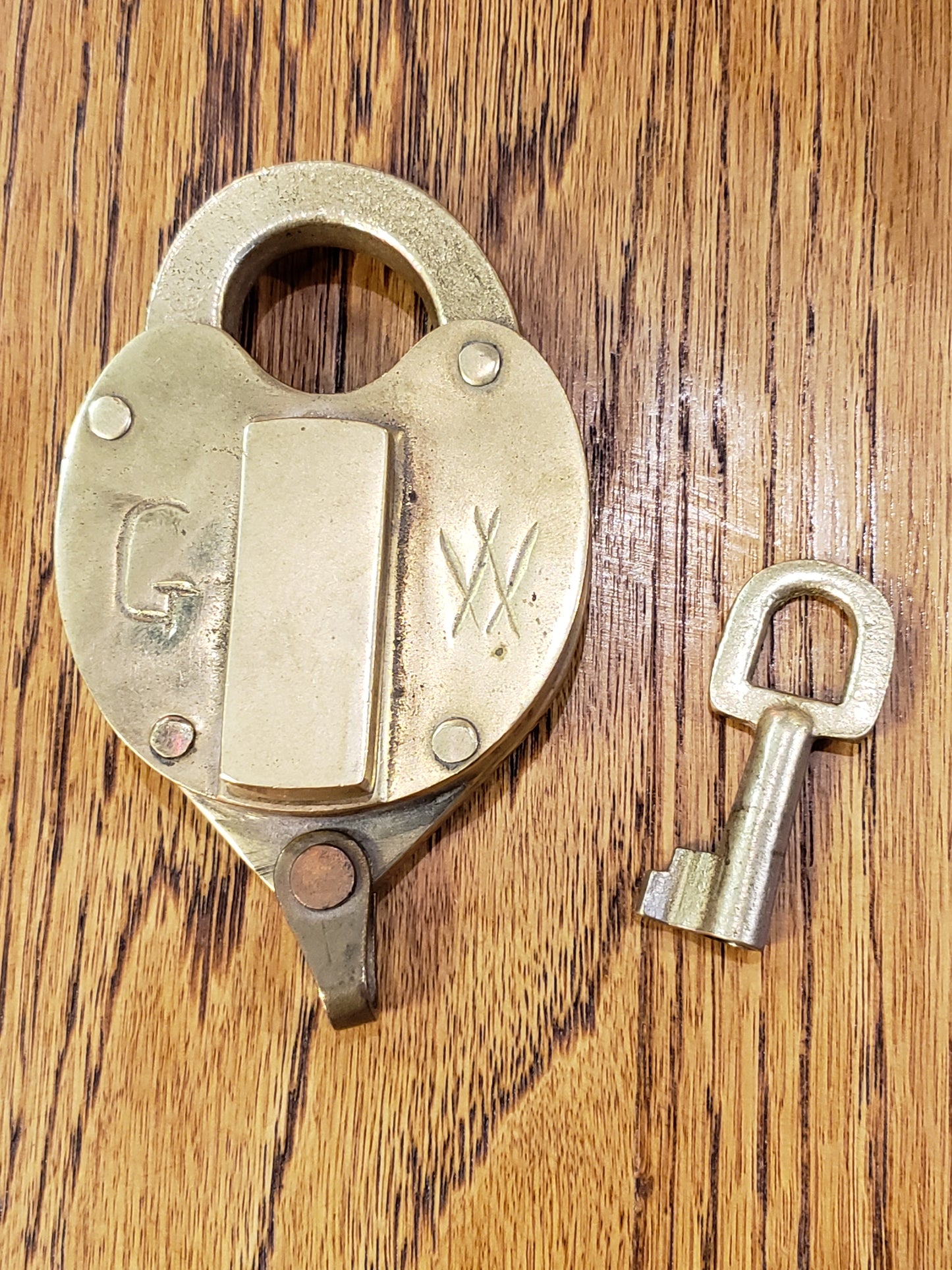 Great Western Railroad Lock with key