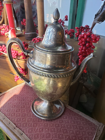 Silver teapot