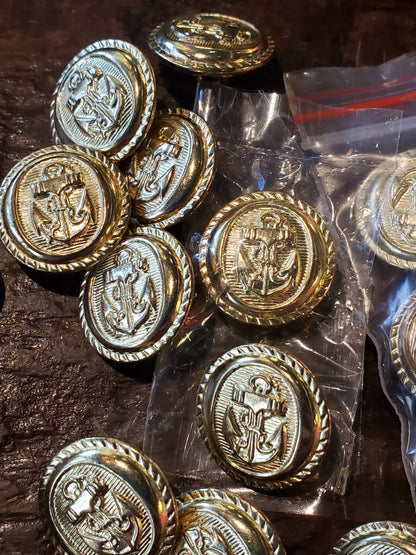 Vintage Military Uniform Buttons