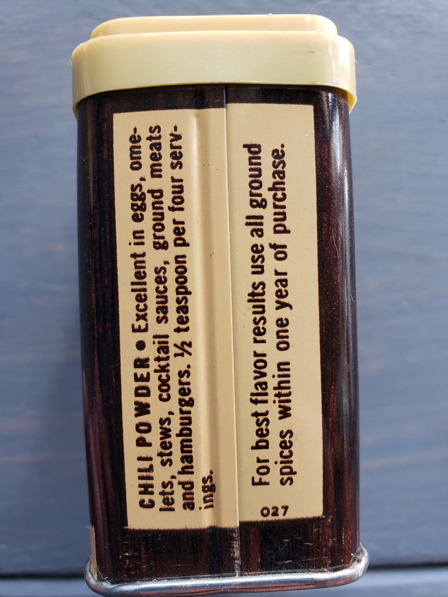 Crown Colony Chili Powder 1.5 ounce tin