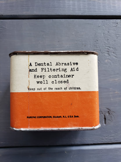 Purepac Pumice powder tin (1981)