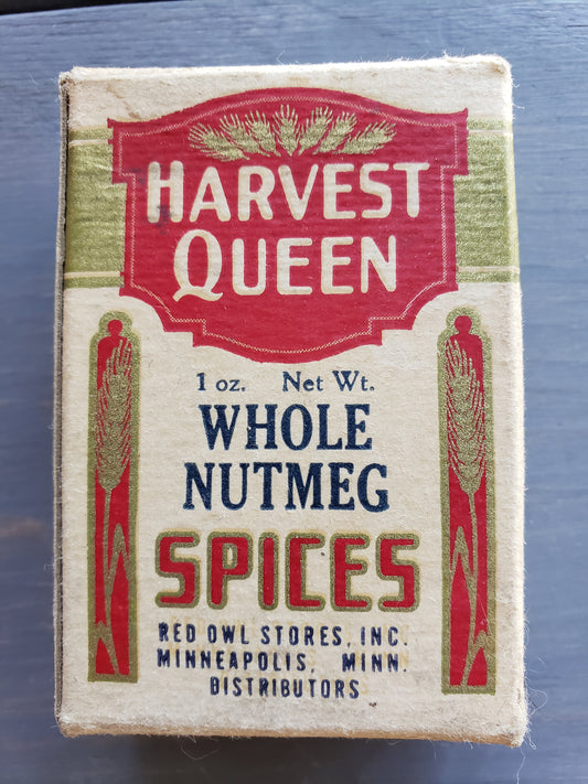 Harvest Queen Whole Nutmeg box