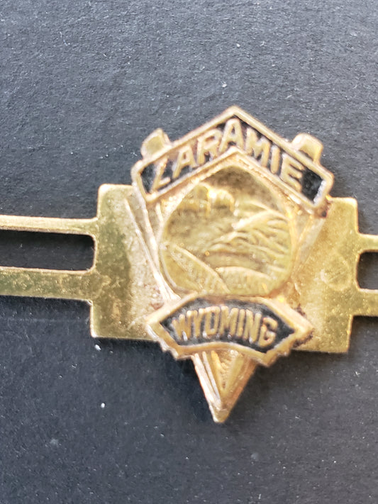 Laramie Wyoming vintage tie clip