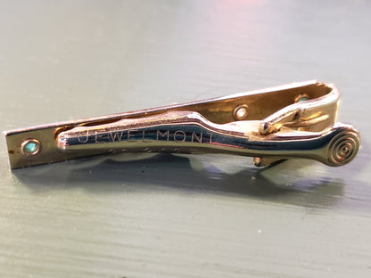 Jewelmont multi stone tie bar 1/20 12K GF