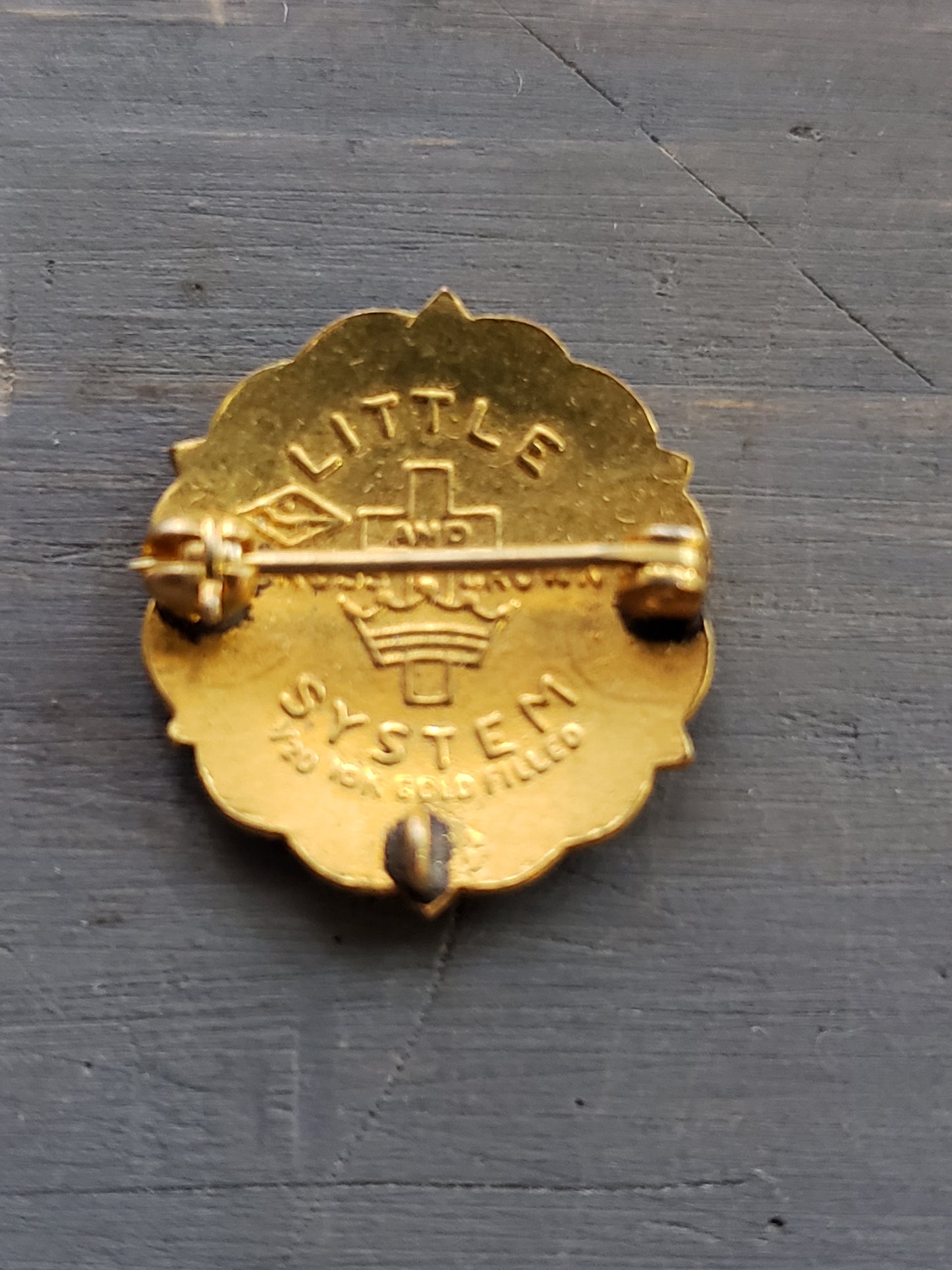 Vintage Methodist lapel pin 1/10 10K GF