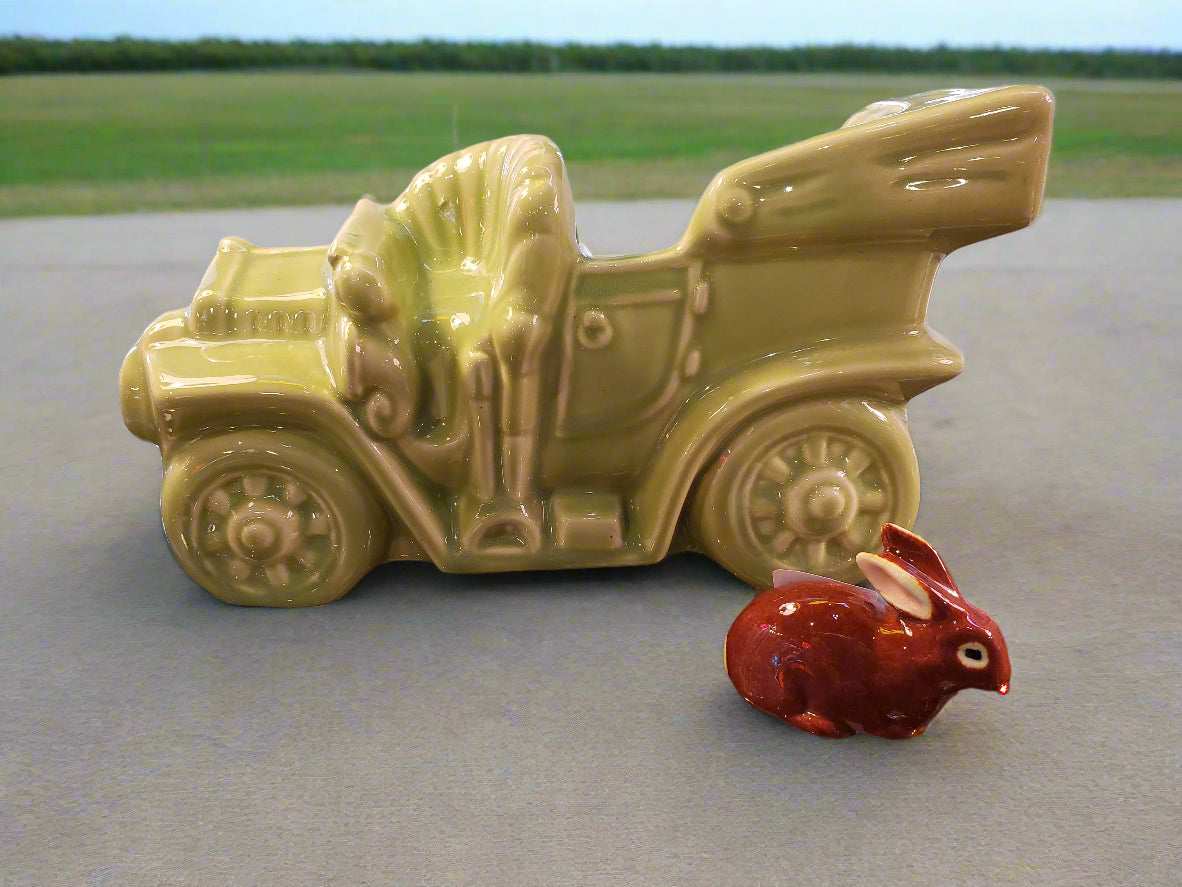Green Jalopy TV Lamp / Planter