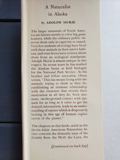 A Naturalist in Alaska by Adolph Murie