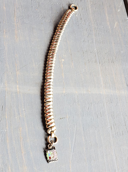Oddfellows PNG watchband with charm