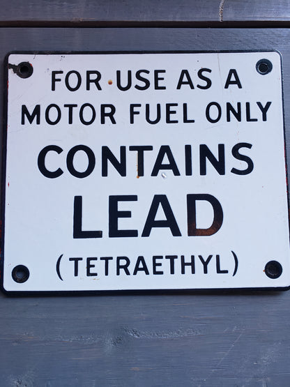 Tetraethyl gas pump plate***