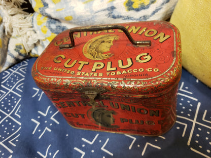 Central Union Cut Plug tobacco canister