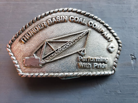 Thunder Basin Coal Company belt buckle