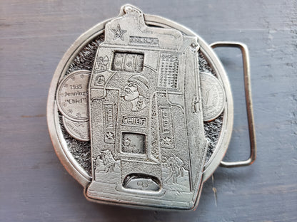 1935 Jennings Chief slot machine belt buckle