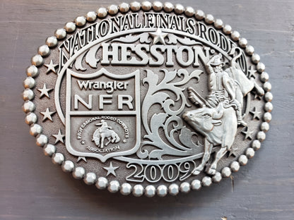 2009 National Finals Rodeo belt buckle