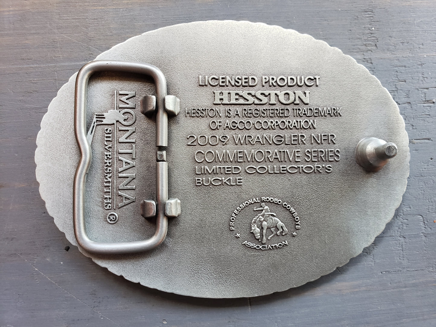 2009 National Finals Rodeo belt buckle