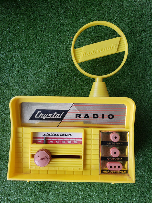 Vintage Toy Crystal Radio by Radiocraft