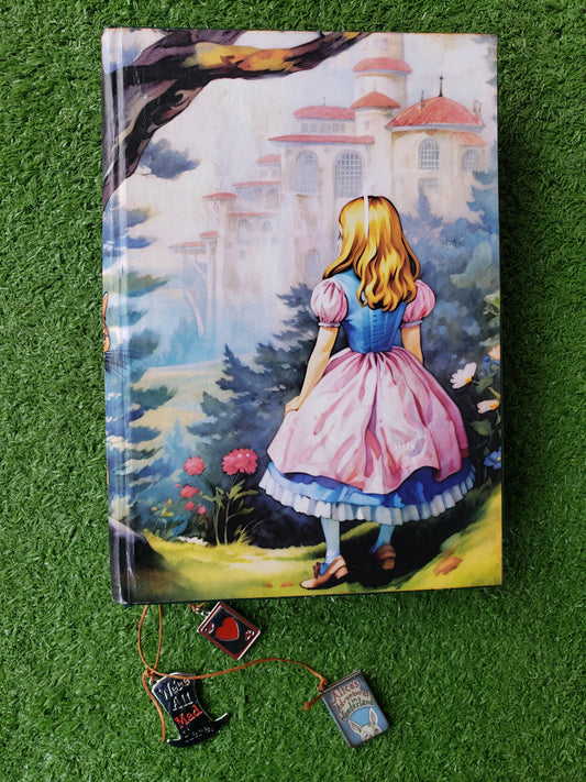 Alice in Wonderland themed Journal